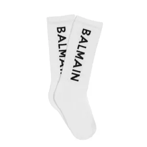 Socks V White/black