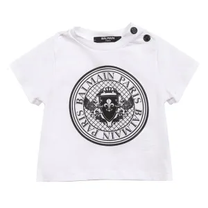 Balmain Baby Medallion T-shirt White 12M