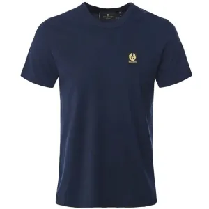 Belstaff Mens Cotton Logo T-shirt Blue S