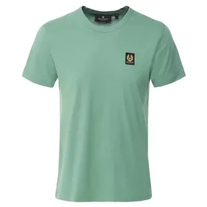 Belstaff Mens Cotton Logo T-shirt Green S
