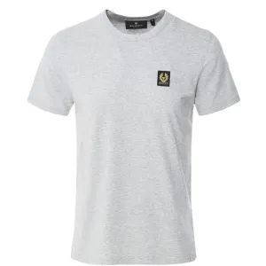 Belstaff Mens Cotton Logo T-shirt Grey S