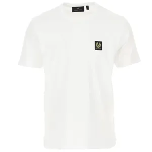 Belstaff Mens Cotton Logo T-shirt White S