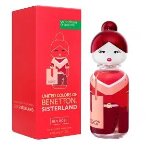 Benetton Ladies Sisterland Red Rose EDT 2.7 oz Fragrances 8433982018749