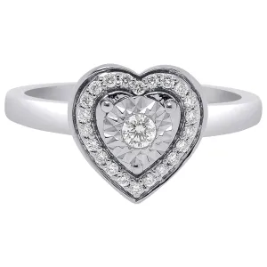 Bliss by Damiani Diamond Heart Women's Ring