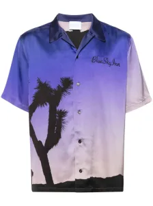 BLUE SKY INN - Printed Viscose Shirt #1272828