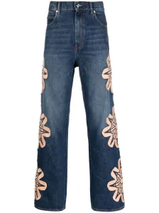 BLUEMARBLE - Embroidered Bootcut Denim Jeans #1177176