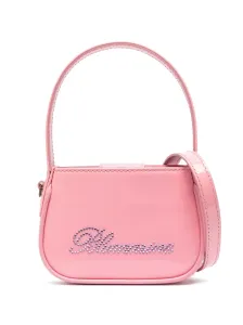 BLUMARINE - Logo Patent Leather Handbag #876542