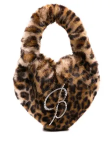 BLUMARINE - Faux Fur Heart Handbag #1275276