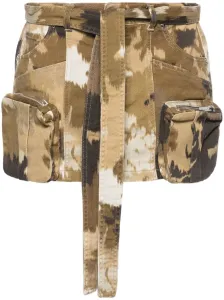 BLUMARINE - Camouflage Print Cargo Mini Skirt #1264085
