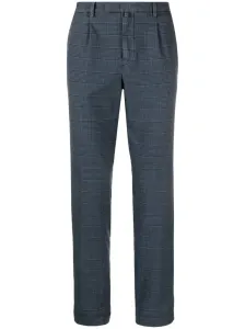 BRIGLIA 1949 - Checked Cotton Trousers #1221883