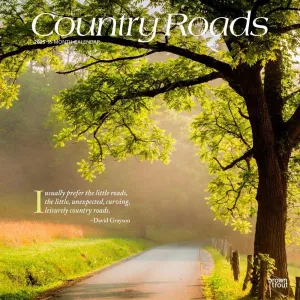 Country Roads 2025 Wall Calendar