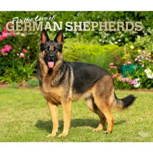 German Shepherds Deluxe 2025 Wall Calendar