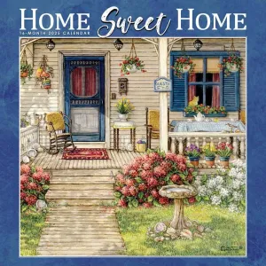 Home Sweet Home by Janet Kruskamp 2025 Wall Calendar