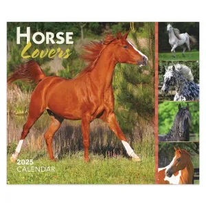 Horse Lovers 2025 Desk Calendar