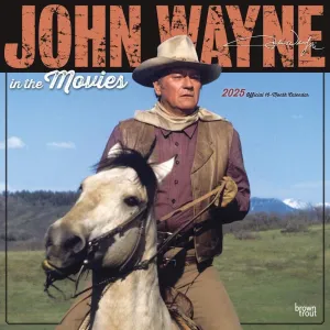 John Wayne in the Movies 2025 Wall Calendar