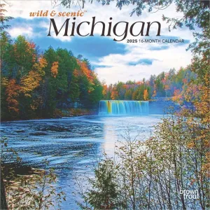 Michigan 2025 Mini Wall Calendar