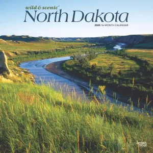 North Dakota 2025 Wall Calendar