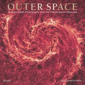 Outer Space Plato 2025 Wall Calendar