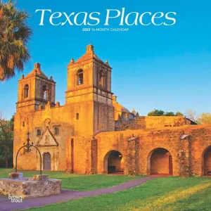 Texas Places 2025 Wall Calendar