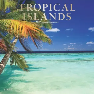 Tropical Islands Plato 2025 Wall Calendar