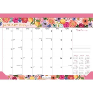 Year to Bloom by Bonnie Marcus 2025 Desk Pad