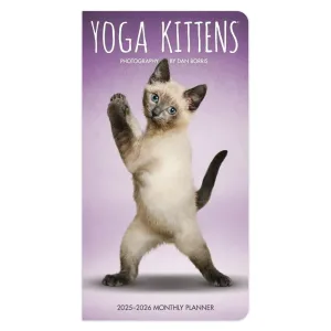 Yoga Kittens 2 Year 2025 Pocket Planner