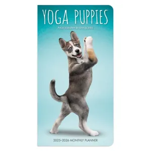 Yoga Puppies 2 Year 2025 Pocket Planner