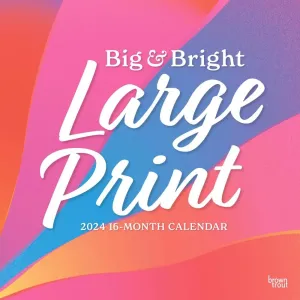 Big & Bright Large Print 2024 Wall Calendar