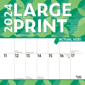 Large Print 2024 Wall Calendar #953120