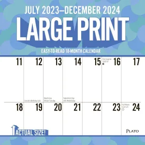 Large Print 2024 Wall Calendar #953157