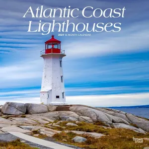 Lighthouses Atlantic Coast 2024 Wall Calendar