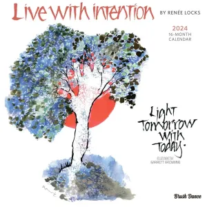 Live with Intention 2024 Wall Calendar