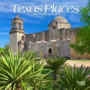 Texas Places 2024 Mini Wall Calendar