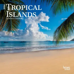 Tropical Islands 2024 Mini Wall Calendar