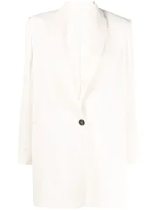BRUNELLO CUCINELLI - Silk Blend Single-breasted Blazer Jacket #823942