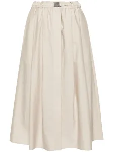 BRUNELLO CUCINELLI - Cotton Blend Midi Skirt #1260266