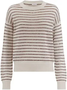 BRUNELLO CUCINELLI - Striped Cotton Sweater #1260270