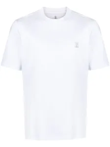 BRUNELLO CUCINELLI - Logo Cotton T-shirt #1228226
