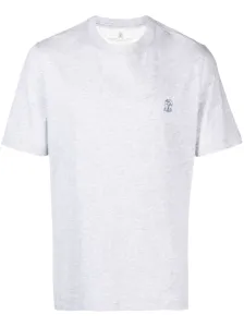 BRUNELLO CUCINELLI - Logo Cotton T-shirt #1228321