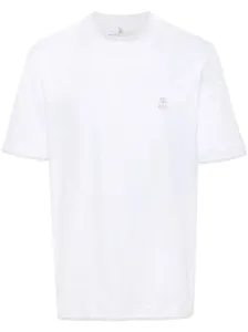BRUNELLO CUCINELLI - Logo Cotton T-shirt #1247866