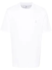 BRUNELLO CUCINELLI - Logo Cotton T-shirt #1247900