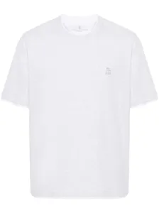 BRUNELLO CUCINELLI - Logo Cotton T-shirt #1247976