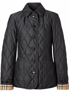 BURBERRY - Check Motif Quilted Jacket #50385