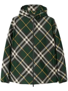 BURBERRY - Check Hooded Jacket #1273099