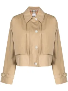 BURBERRY - Cotton Cropped Jacket #1176762