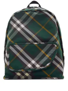 BURBERRY - Checked Backpack