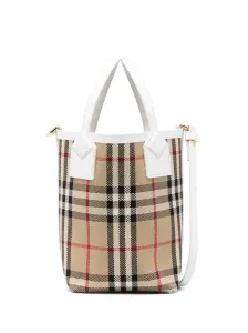 BURBERRY - Check Motif Mini Bucket Bag #1149267