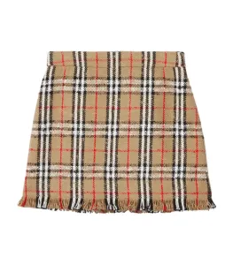 BURBERRY - Check Motif Skirt #1122593