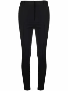 Burberry Ladies Black Skinny Stretch Wool Trouser, Brand Size 8 (US Size 6)