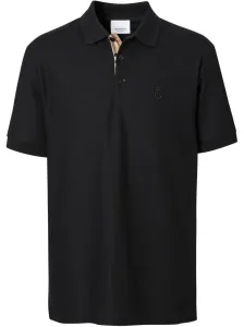 BURBERRY - Logo Cotton Polo Shirt #50430